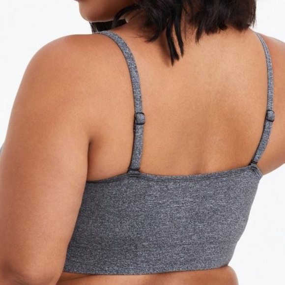 Torrid Lightly Lined Heather Cross Front Bralette, NWT - Picture 2 of 12
